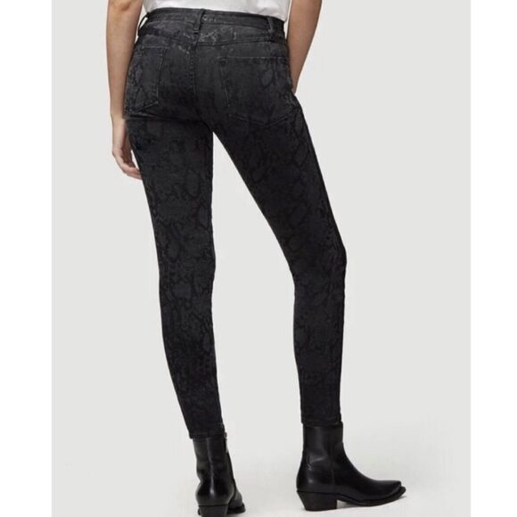 Frame Le Skinny de Jeanne Crop skinny fit jeans in white size 27 BNWT - Picture 3 of 7